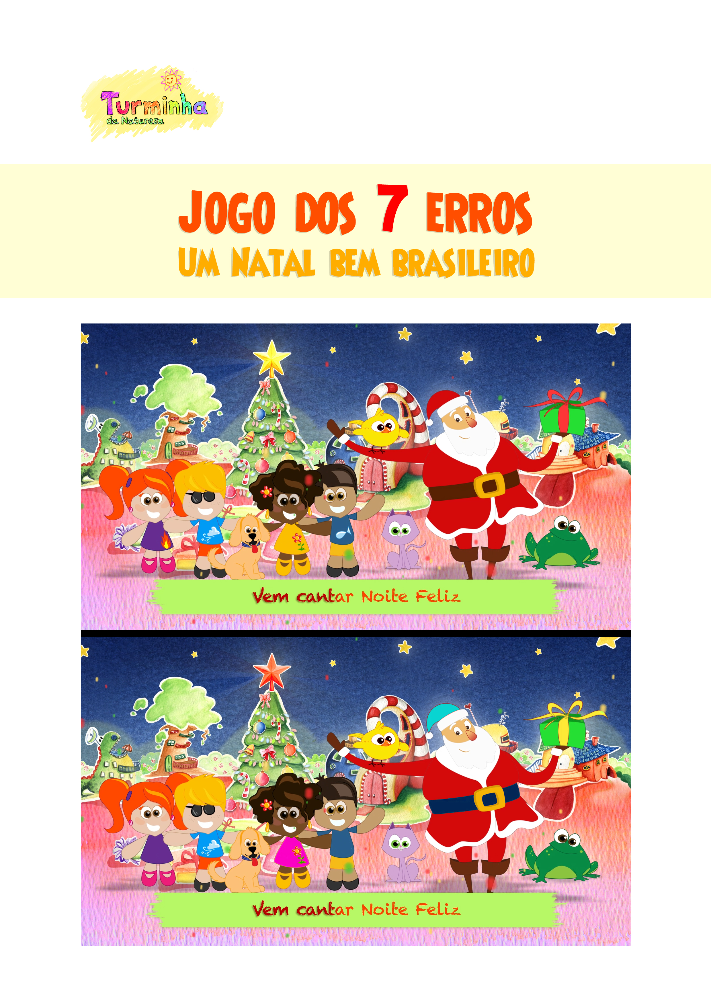 Jogo dos 7 erros: Natal